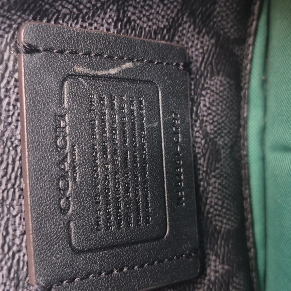 Coach "RARE" Charm Green Shoulder Bag CREED: 8236-CJ1797 - Picture 11 of 17